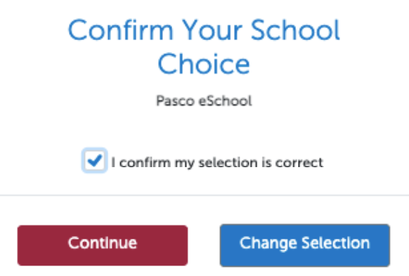 Confirm Pasco eSchool
